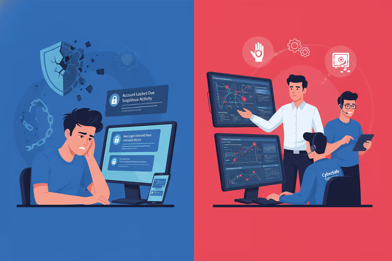 User account takeover and corporate response to credential stuffing incident