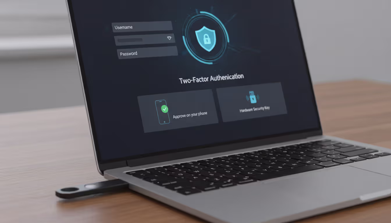 Multi-factor authentication protecting an online account from phishing